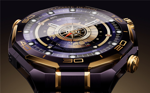 Sapphire Glass Mirror | HUAWEI WATCH ULTRAMATE DESIGN Purple Gold Edition Released and Launched